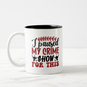 I paused my crime show for this Two-Tone coffee mug