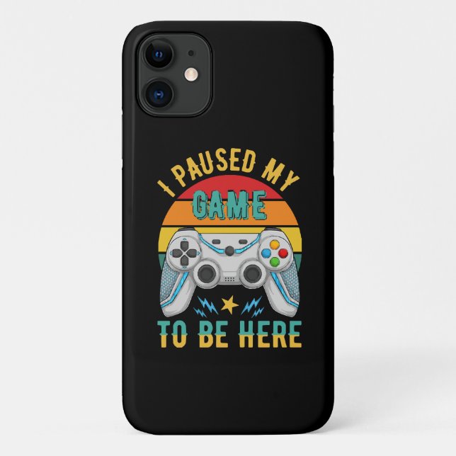 i paused my game Case-Mate iPhone case (Back)