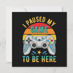 i paused my game invitation