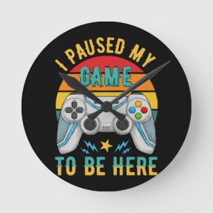 i paused my game round clock