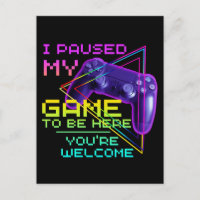 I PAUSED MY GAME TO BE HERE YOU'RE WELCOME