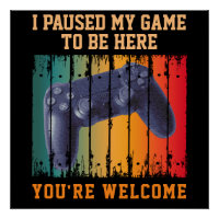 I PAUSED MY GAME TO BE HERE YOU'RE WELCOME