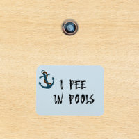 I Pee in Pools Stateroom Funny Cabin Door