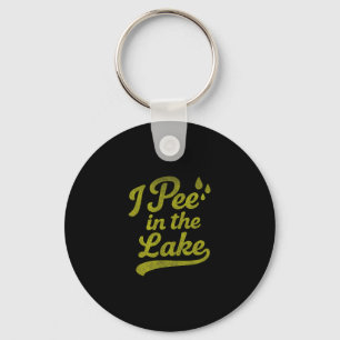 I Pee In The Lake Funny Summer Vacation Boating Sw Key Ring
