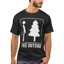 I Pee Outside Funny Camping