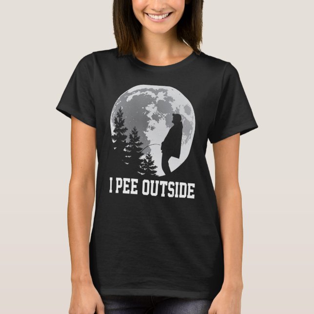 I Pee Outside I Love Peeing Outside  Camping Men T-Shirt (Front)