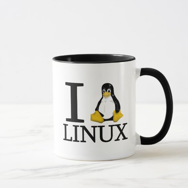 I Penguin Linux 2 Mug (Right)
