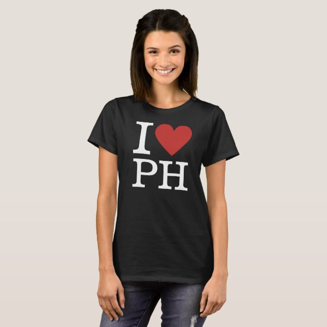 I ❤️ PH Philippines Custom Women's T-Shirt (Front Full)