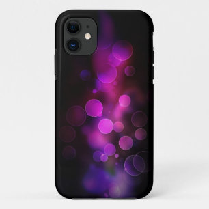 i-Phone 5 Case with Purple Circle Design