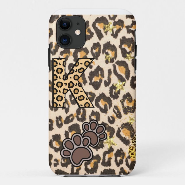 i Phone Apple iPhone 11   case leopard print  (Back)
