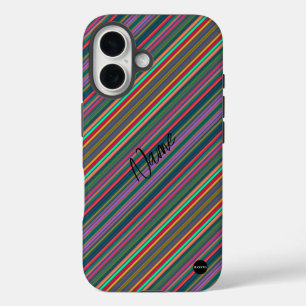 I phone Case Vertical Neon Colours HAMbWG