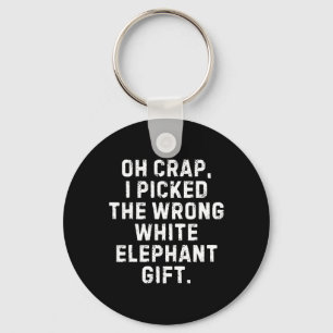 I Picked The Wrong White Elephant Gift Exchange Ch Key Ring