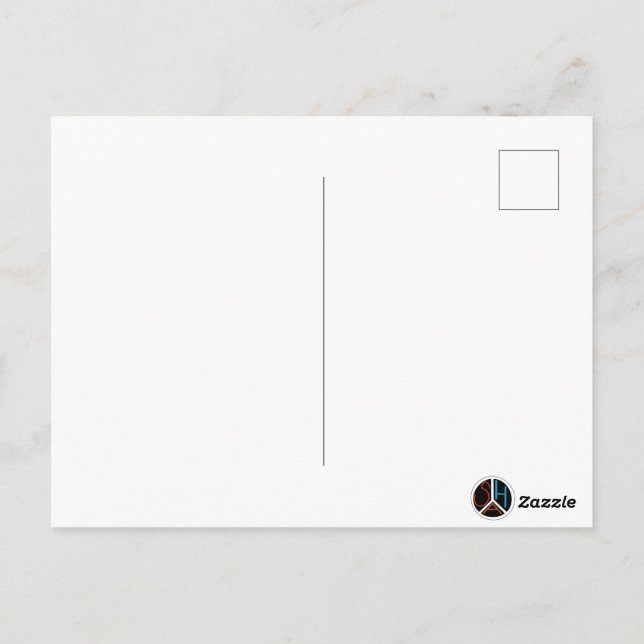 I ❤️ Pickleball in black, white, & red  Postcard (Back)