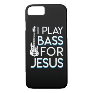 I Play Bass Jesus Christian Bass Guitar Case-Mate iPhone Case