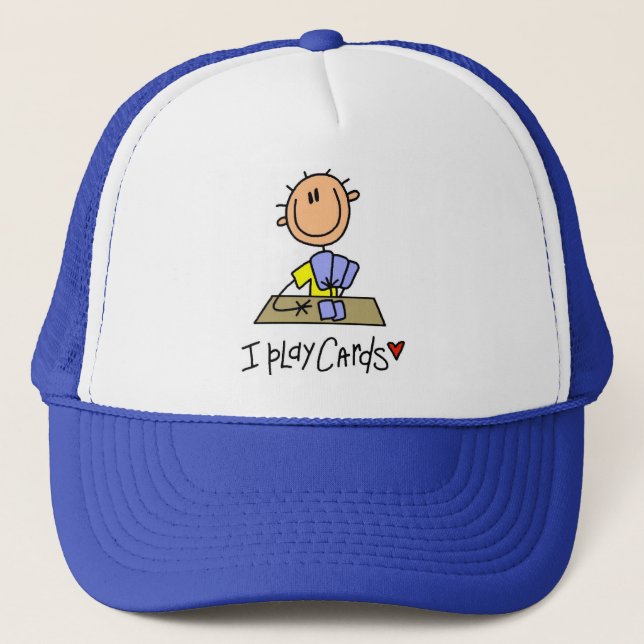 I Play Cards Trucker Hat (Front)