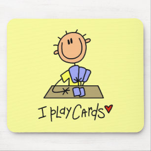 I Play Cards Tshirts and Gifts Mouse Mat