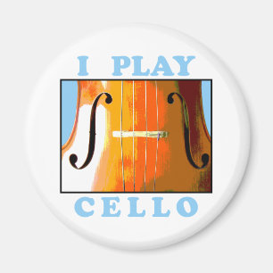 I Play Cello Magnet