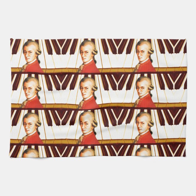 I Play Mozart_ Tea Towel (Horizontal)