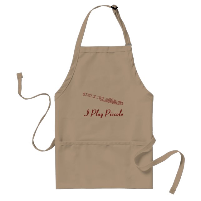 I Play Piccolo Standard Apron (Front)