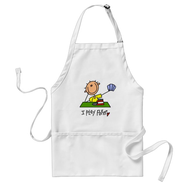 I Play Poker Standard Apron (Front)