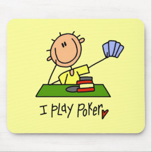 I Play Poker Tshirts and Gifts Mouse Mat