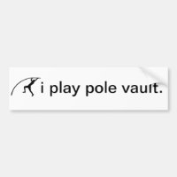 i play pole vault.
