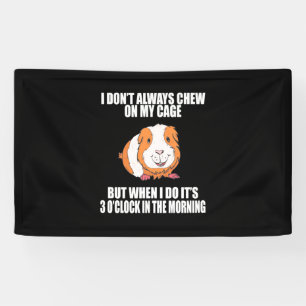 I Play With Guine Pig In The Morning Banner