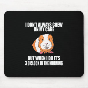 I Play With Guine Pig In The Morning Mouse Mat
