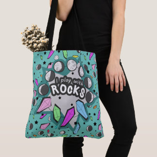 I play with Rocks Tote Bag