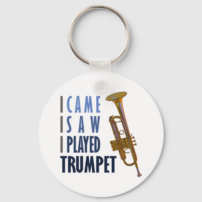 I Played Trumpet Key Ring (Front)