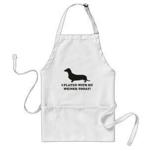 I Played With My Wiener Today Standard Apron