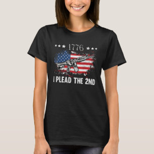 I Plead The 2nd Amendment Pro-Gun Ar-15 Rifle Amer T-Shirt
