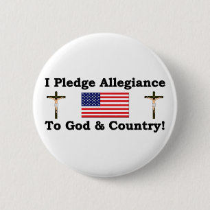 I Pledge Allegiance 6 Cm Round Badge