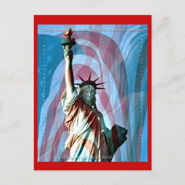 I Pledge Allegiance Postcard (Front)