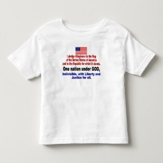 I Pledge Allegiance to the Flag Toddler T-Shirt
