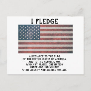 I Pledge Postcard