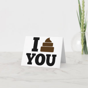 I Poop You Holiday Card