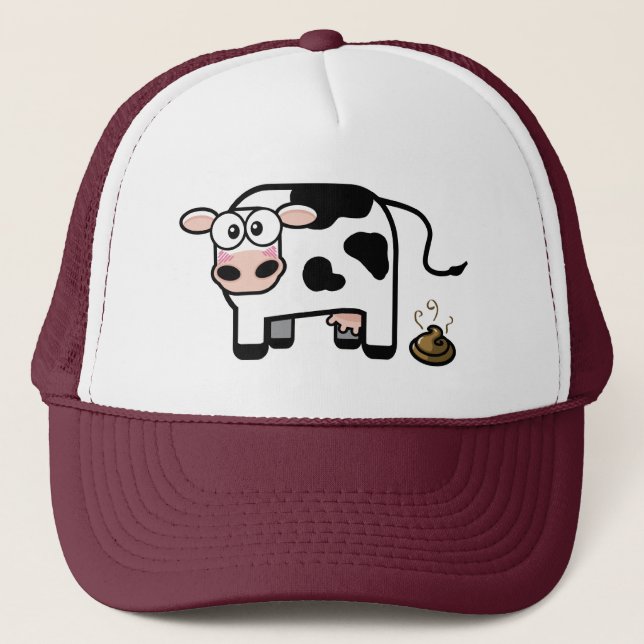 I Pooped Funny Cow Hat (Front)