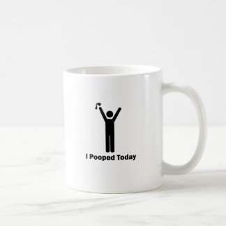 I POOPED TODAY COFFEE MUG