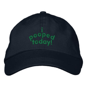 I Pooped Today Embroidered Hat