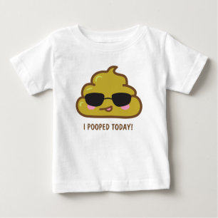 i POOPED TODAY! Funny T-shirt