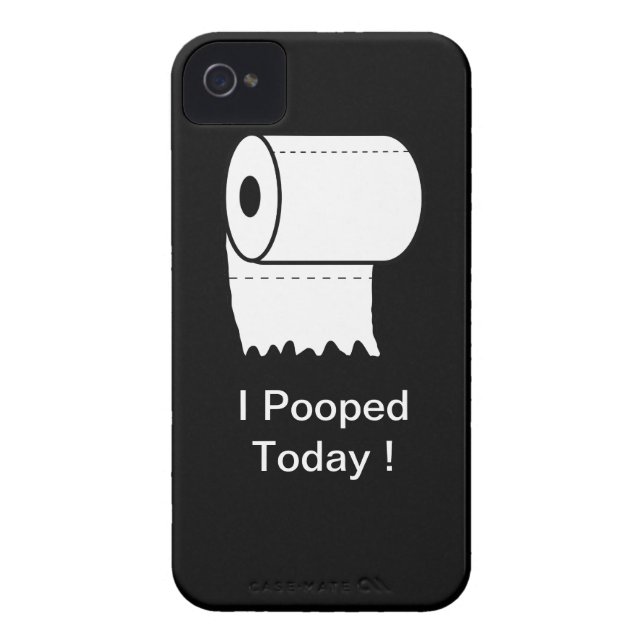 I Pooped Today! iPhone Case (Back)