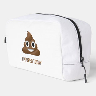 I Pooped Today Poo Emoji  Dopp Kit