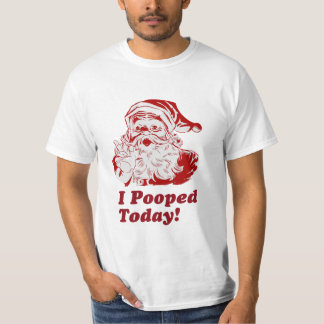 I Pooped Today Santa Men's Shirt