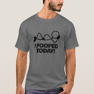 I Pooped Today Toilet Humour Relaxed Men's T-Shirt