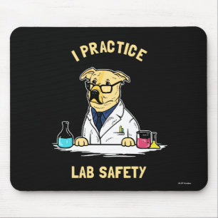 I Practice Lab Safety Mouse Mat