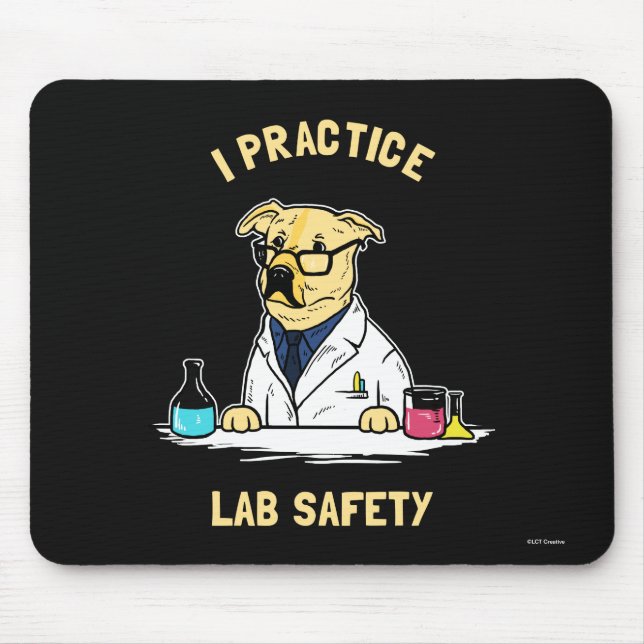 I Practice Lab Safety Mouse Mat (Front)