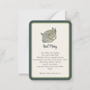 “I Prayed for You Today” Hail Mary Notecard