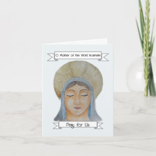 “I Prayed for You Today” Note Card – The Memorare