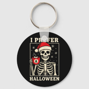 I Prefer Halloween Key Ring